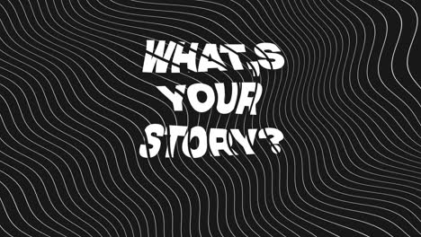 Was-Ist-Deine-Geschichte?-Auf-Abstraktem-Hintergrund